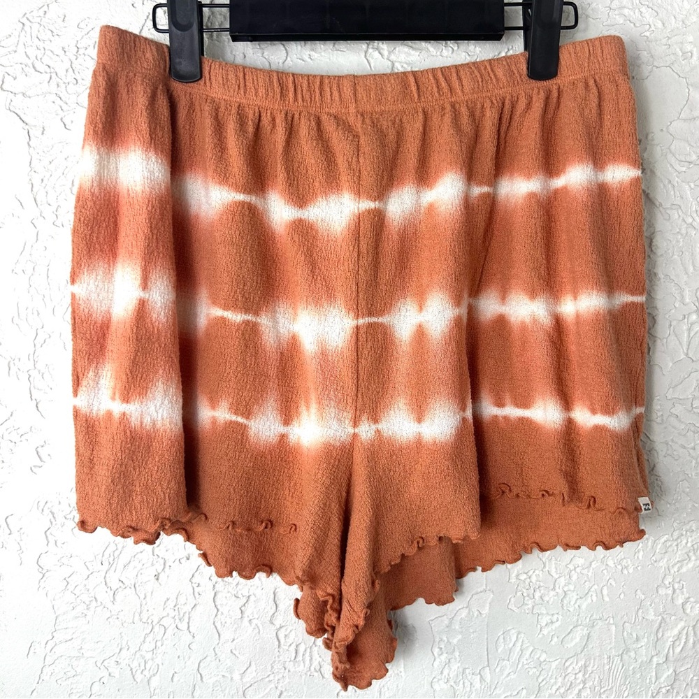 Billabong | Breeze By Shorts Flowy Gauzy Beach Knit Burnt Orange Size L
